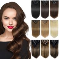 yamel extensions human blonde clips logo