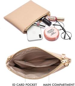 img 1 attached to Crossbody Shoulder Handbags Lightweight PU Detachable Women's Handbags & Wallets