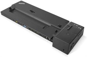 img 1 attached to 💻 Lenovo ThinkPad Basic Docking Station - VGA/DP - Compatible with ThinkPad A485, L480, L580 and More - Black Finish