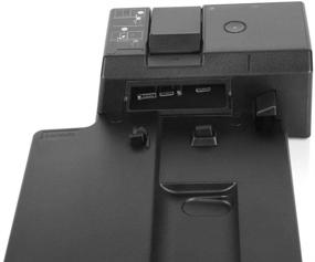 img 2 attached to 💻 Lenovo ThinkPad Basic Docking Station - VGA/DP - Compatible with ThinkPad A485, L480, L580 and More - Black Finish