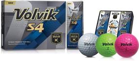 img 1 attached to 🏌️ Volvik S4 Golf Balls - 12-Pack