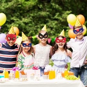 img 3 attached to 🎭 Children's Superhero Cosplay Birthday Masquerade