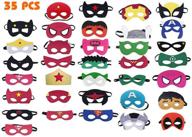 🎭 children's superhero cosplay birthday masquerade logo