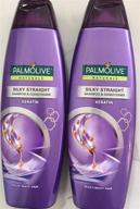 🌿 palmolive naturals purple silky straight shampoo and conditioner 180ml (2 pack) - enhanced seo logo