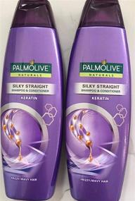 img 4 attached to 🌿 Palmolive Naturals Purple Silky Straight Shampoo and Conditioner 180ml (2 pack) - Enhanced SEO