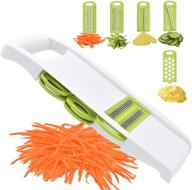 🔪 nacolus 5-in-1 mandoline slicer - vegetable cutter, multi blade potato veggie slicer, julienne shredder, cheese grater - enhance your kitchen experience logo