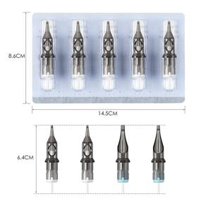 img 1 attached to Tatooine Tattoo Cartridges Needles Set - 20pcs Mixed Assorted Sterilized Needles for Tattoo Machine Pen - Liner & Shader Skin Body Art - RL3, RL5, MI5, MI7