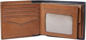 img 1 attached to Fossil Men's RFID Bifold Wallet | Essential Men's Accessories