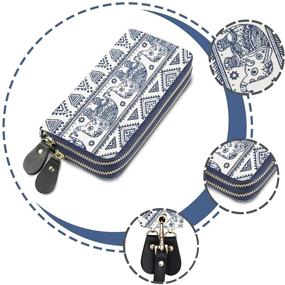 img 1 attached to 🐘 Women's Elephant Phone Zip Wristlet Wallet: Ultimate Handbag and Wallet Combo with Wristlet Functionality