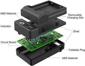 img 3 attached to 🔌 Зарядное устройство LP для аккумулятора Nikon EN-EL14 EN EL14a, совместимое с камерами D3500, D5600, D3300, D5100, D5500, D3100, D3200, D5200, D5300, D3400, DF, Coolpix P7000, P7100, P7700, P7800 и другими.