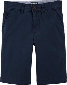 img 2 attached to 👦 Boys' Explorer Shorts - Little Stretch Front Short Clothing for Better Comfort and Style