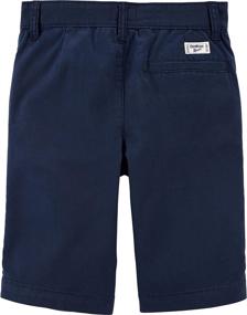 img 1 attached to 👦 Boys' Explorer Shorts - Little Stretch Front Short Clothing for Better Comfort and Style