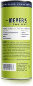 img 2 attached to 🍋 11 oz Lemon Verbena Mrs. Meyer's Clean Day Multi-Surface Scrub: Non-Scratch Powder Cleaner for Kitchen and Bathroom Surface Grime Removal