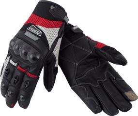 img 2 attached to 🧤 Stay Cool and Protected with the Pilot Motosport Ventor Mesh/Carbon Summer Motorcycle Glove