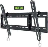 low profile tilting tv wall mount bracket for most 32-80 inch led, lcd, oled, plasma flat screen tvs with vesa 600x400mm weight up to 165lbs by juststone logo