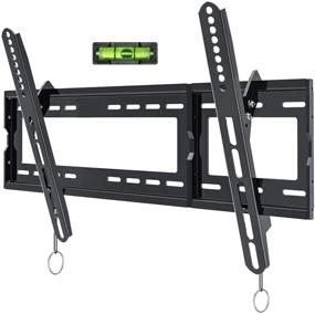 img 4 attached to Low Profile Tilting TV Wall Mount Bracket for Most 32-80 Inch LED, LCD, OLED, Plasma Flat Screen TVs with VESA 600x400mm Weight up to 165lbs by JUSTSTONE