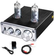 🎶 fx-audio tube-03 silver tube preamplifier - hi-fi tube preamp with bass & treble control for home theater stereo audio, dc 12v logo