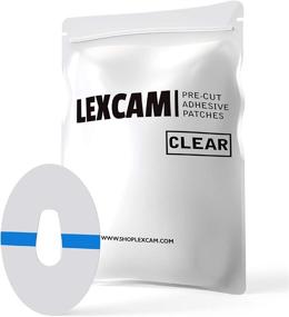 img 2 attached to 🩹 Lexcam Dexcom G6 Adhesive Patch (30-Pack) - Waterproof & Clear CGM Patches for Extended Wear