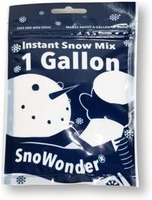 img 4 attached to ❄️ SnoWonder Instant Snow - Artificial Snow - Fake Snow - Mix Creates Gallons of Snow (1 Gallon)