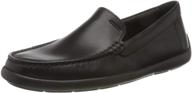 👞 men's geox devan dark brown loafers: optimal shoes for style and comfort logo