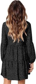 img 1 attached to 👗 MISSLOOK Women's Ruffle Sleeve Dresses - Women's Clothing