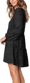 img 2 attached to 👗 MISSLOOK Women's Ruffle Sleeve Dresses - Women's Clothing