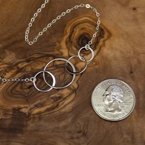 img 1 attached to 👩 EFYTAL 925 Sterling Silver 4 Circle Necklace for Wife and Mom, Family of Four, Perfect for Mothers Day, Birthday Gift Ideas for Her