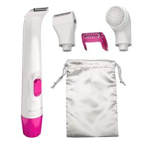 img 4 attached to 🪒 Набор для тела и бикини Remington Smooth & Silky WPG4020US в бело-розовом цвете