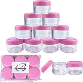 img 4 attached to 🐽 Refillable Plastic Pigment Storage Containers by Beauticom