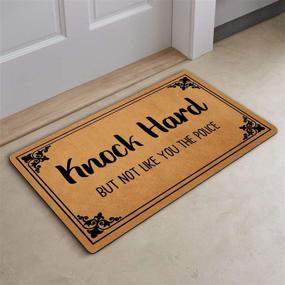 img 3 attached to Entrance Police Doormat Decorative Outdoor