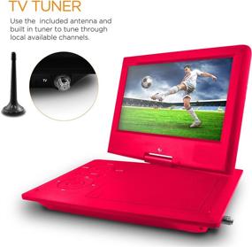 img 2 attached to Ematic Portable DVD Player With 9-Inch LCD Swivel Screen