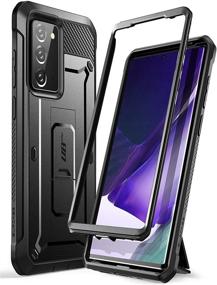 img 4 attached to Supcase Unicorn Beetle Pro Series Case for Samsung Galaxy Note 20 Ultra (2020 Release) - Full-Body Rugged Holster & Kickstand, Black