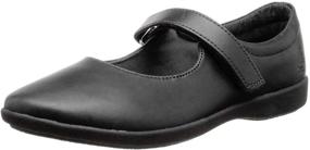 img 4 attached to Memory Foam Footbed Comfort Support Girls' Shoes for Flats