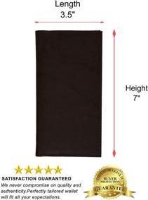 img 2 attached to Premium Genuine Leather Check Holder – Sleek and Simple Design