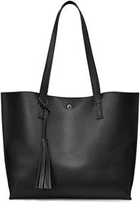 img 4 attached to S ZONE Genuine Leather Shoulder Handbag Women's Handbags & Wallets for Totes