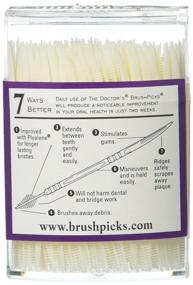 img 1 attached to The Doctor's BrushPicks Interdental Toothpicks: 275 Pieces Per Pack (1-Pack) for Effective Oral Care