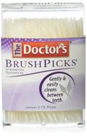 the doctor's brushpicks interdental toothpicks: 275 pieces per pack (1-pack) for effective oral care logo