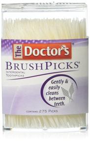 img 2 attached to The Doctor's BrushPicks Interdental Toothpicks: 275 Pieces Per Pack (1-Pack) for Effective Oral Care