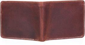 img 2 attached to 👔 Premium Men's Genuine Leather Wallet with RFID Blocking - Stylish Wallets, Card Cases, and Money Organizers for Men