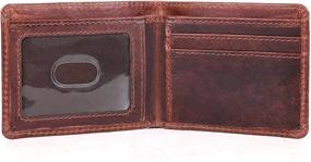 img 3 attached to 👔 Premium Men's Genuine Leather Wallet with RFID Blocking - Stylish Wallets, Card Cases, and Money Organizers for Men