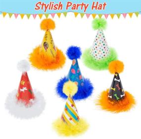 img 2 attached to Pack Dog Party Hat Set