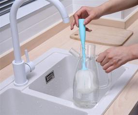 img 3 attached to 🍼 Long Handle Baby Bottle Cleaner for Wide Neck Bottles