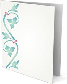 img 1 attached to Gothic Border Stencil - Classic Art Decor for Painting Template (5 x 1.25 inch)