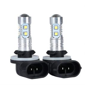 img 4 attached to 🔦 XT AUTO 2x 8000K White High Power LED Fog Driving Light Bulbs 1200LM - 2323 SMD 881 886 889 894