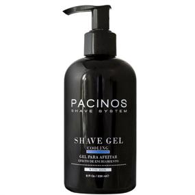 img 1 attached to Pacinos Clear Cooling Shave Gel with Aloe Vera - Prevents Skin Irritation, Moisturizes All Hair Types, 8 fl. oz.