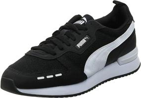 img 4 attached to PUMA R78 Black Sneakers for Men - Men's Shoes