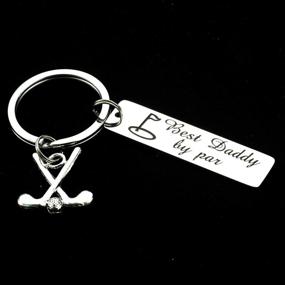 img 3 attached to Kivosliviz Best Dad Keychain from Daughter Son - Father's Day Key Chain from Kids - Father Jewelry Daddy Keychain for Husband