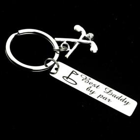 img 2 attached to Kivosliviz Best Dad Keychain from Daughter Son - Father's Day Key Chain from Kids - Father Jewelry Daddy Keychain for Husband