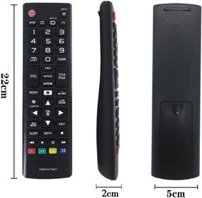 img 1 attached to 📺 Enhanced Replacement LG AKB74475401 Remote Control for LG Smart TV - Compatible with LG LCD LED HDTV