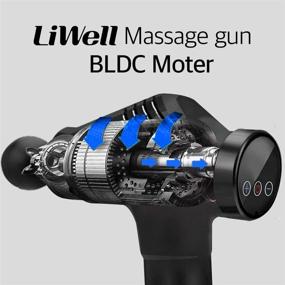 img 3 attached to 💆 LiWell Handheld Wireless Massage Gun from South Korea - Portable Electric Device for Deep Tissue Muscle Massage, 6 Massage Heads, Super Powerful & Easy-to-Use, Long Lasting Charge, Muscle Relaxation